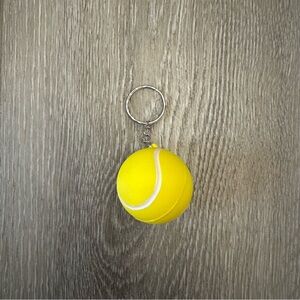 Tennis ball keychain